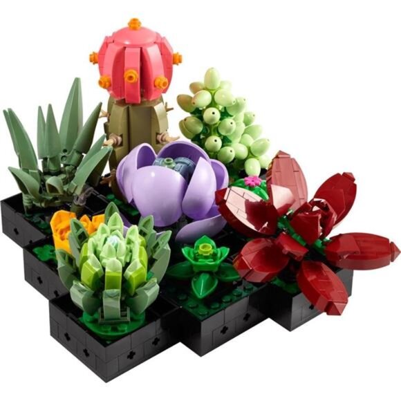 LEGO Icons Succulents Artificial Plant Set for Adults, Home Decor, Birthday, - Picture 4 of 7